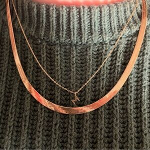 14k 20” Gold Necklace / Chain Herringbone Chain